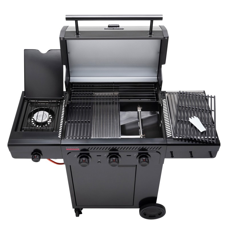 Gratar pe gaz Char-Broil Essential 3 G cu 3 arzatoare, grile din fonta, TRU-Infrared 140234 - 3