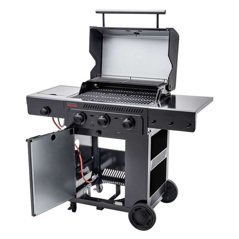 Gratar pe gaz Char-Broil Essential 3 G cu 3 arzatoare, grile din fonta, TRU-Infrared 140234 - 4