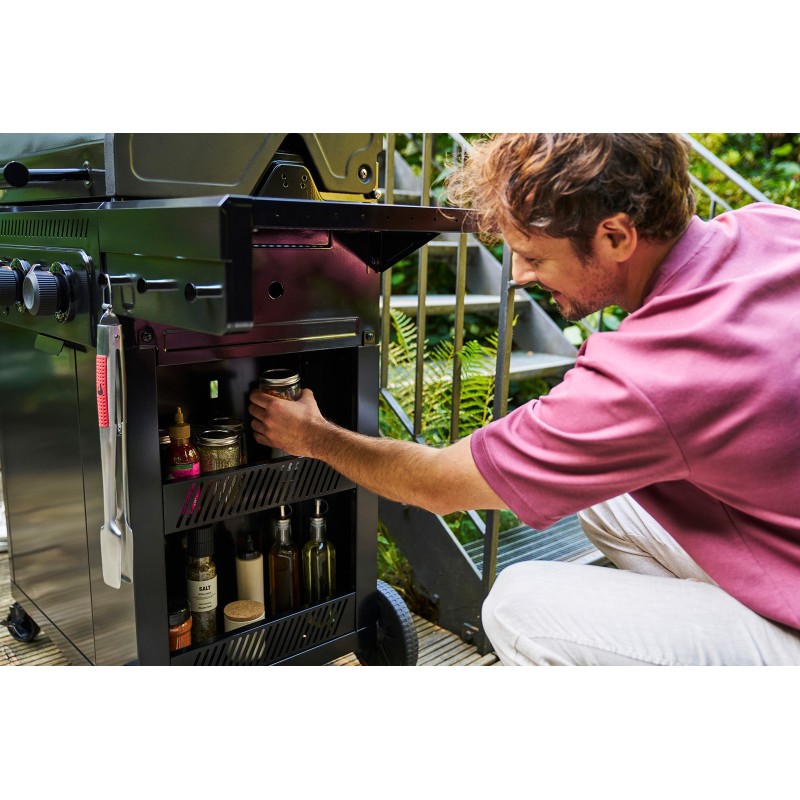 Gratar pe gaz Char-Broil Essential 3 G cu 3 arzatoare, grile din fonta, TRU-Infrared 140234 - 9