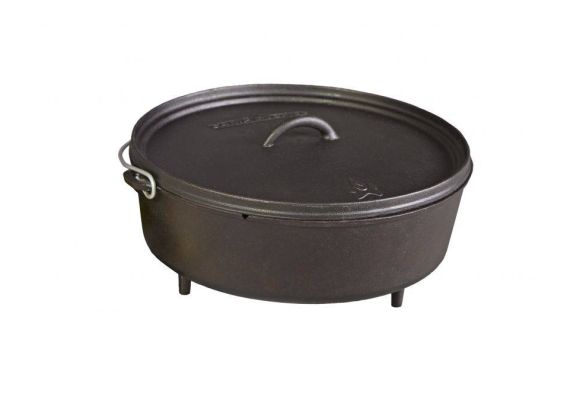 Ceaun din fonta cu capac - cuptor olandez Camp Chef 36 cm 7,6 litri CC-SDO14 - 1 Ceaun din fonta cu capac - cuptor olandez Camp Chef 36 cm 7,6 litri CC-SDO14 - 1