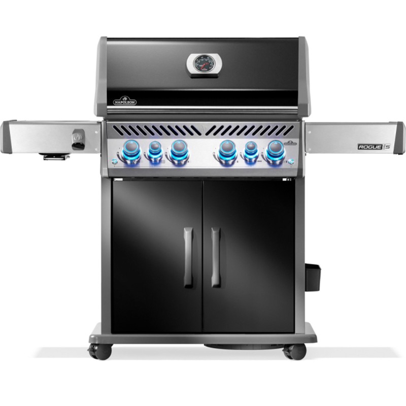 Gratar pe gaz 4 arzatoare din inox, grila din fonta emailata arzator lateral infrarosu Napoleon Rogue XT 525 SIB RPS525RSIBPK-2 Gratar pe gaz 4 arzatoare din inox, grila din fonta emailata arzator lateral infrarosu Napoleon Rogue XT 525 SIB RPS525RSIBPK-2