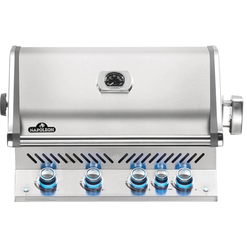 Gratar incorporabil pe gaz natural din inox, 4 arzatoare, arzator spate infrarosu Napoleon Prestige PRO 500 RB BIPRO500RBNSS-3 - Gratar incorporabil pe gaz natural din inox, 4 arzatoare, arzator spate infrarosu Napoleon Prestige PRO 500 RB BIPRO500RBNSS-3 -