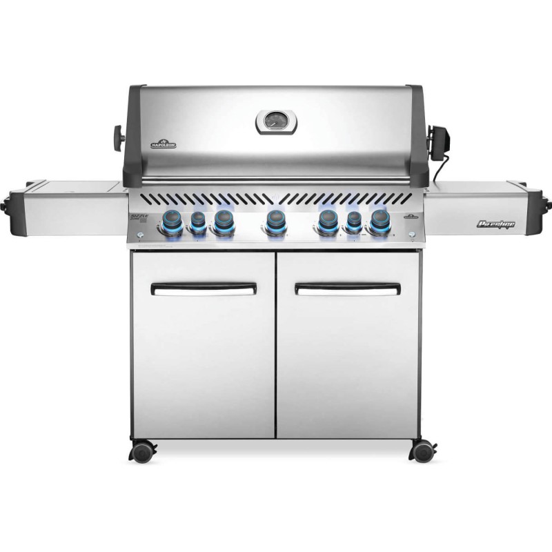 Gratar pe gaz din inox 5 arzatoare arzator lateral infrarosuarzator spate Napoleon Prestige 665 RSIB P665VXRSIBPSS - 1 Gratar pe gaz din inox 5 arzatoare arzator lateral infrarosuarzator spate Napoleon Prestige 665 RSIB P665VXRSIBPSS - 1