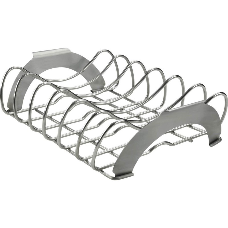 Suport din inox pentru gatit coaste si fripturi la gratar Napoleon 70009 - 1 Suport din inox pentru gatit coaste si fripturi la gratar Napoleon 70009 - 1