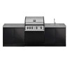 Bucatarie de exterior Grandhall K0GK-01 si Gratar pe gaz Pro Elite 4 K04000309A - 1