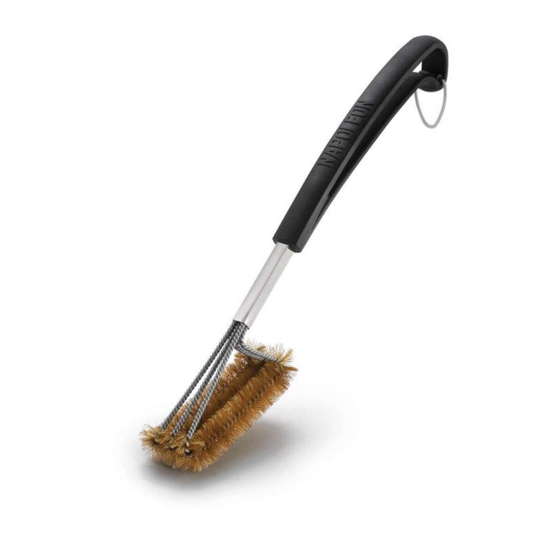 Perie tripla de gratar cu perii din alama Napoleon 62062 - 2 Perie tripla de gratar cu perii din alama Napoleon 62062 - 2