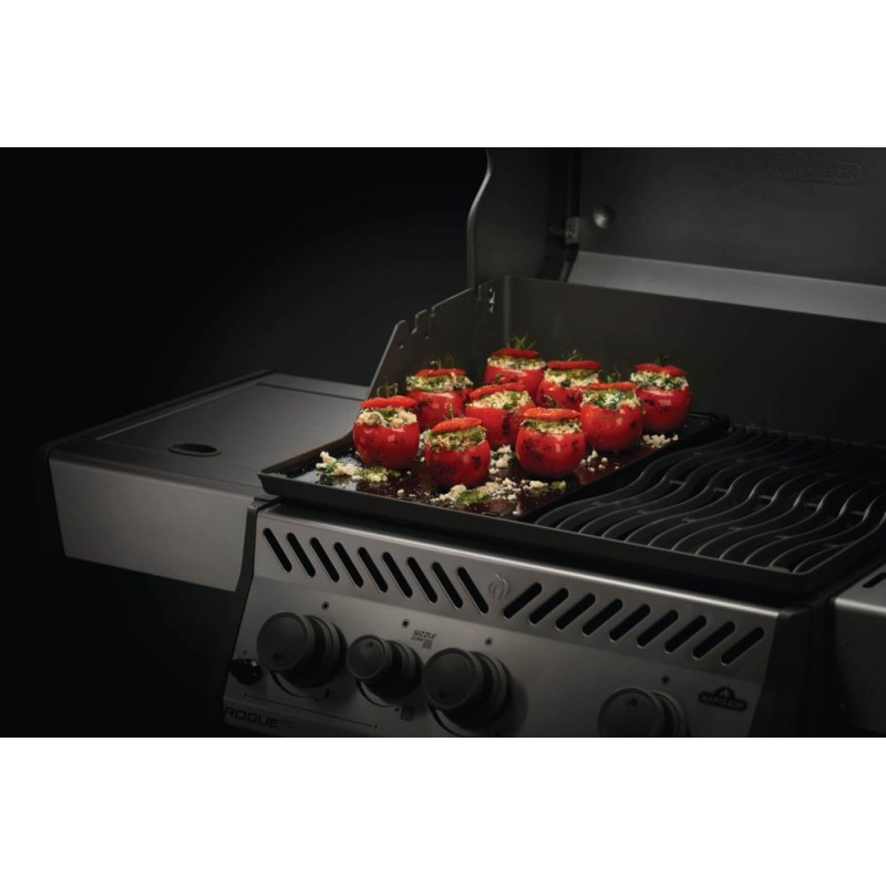 Plita din fonta emailata cu doua fete netada si grill pentru modelele de gratare seria Rogue 425 Napoleon 56426 - 4