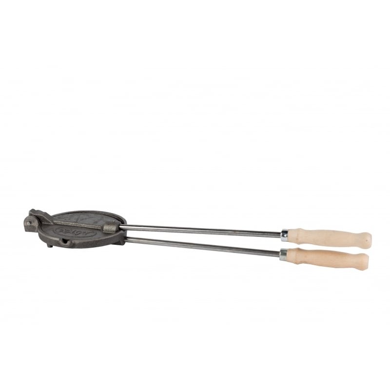 Presa din fonta pentru slanina, culoare neagra, cu manere de lemn, BRENTON, BRNT06 - 1 Presa din fonta pentru slanina, culoare neagra, cu manere de lemn, BRENTON, BRNT06 - 1