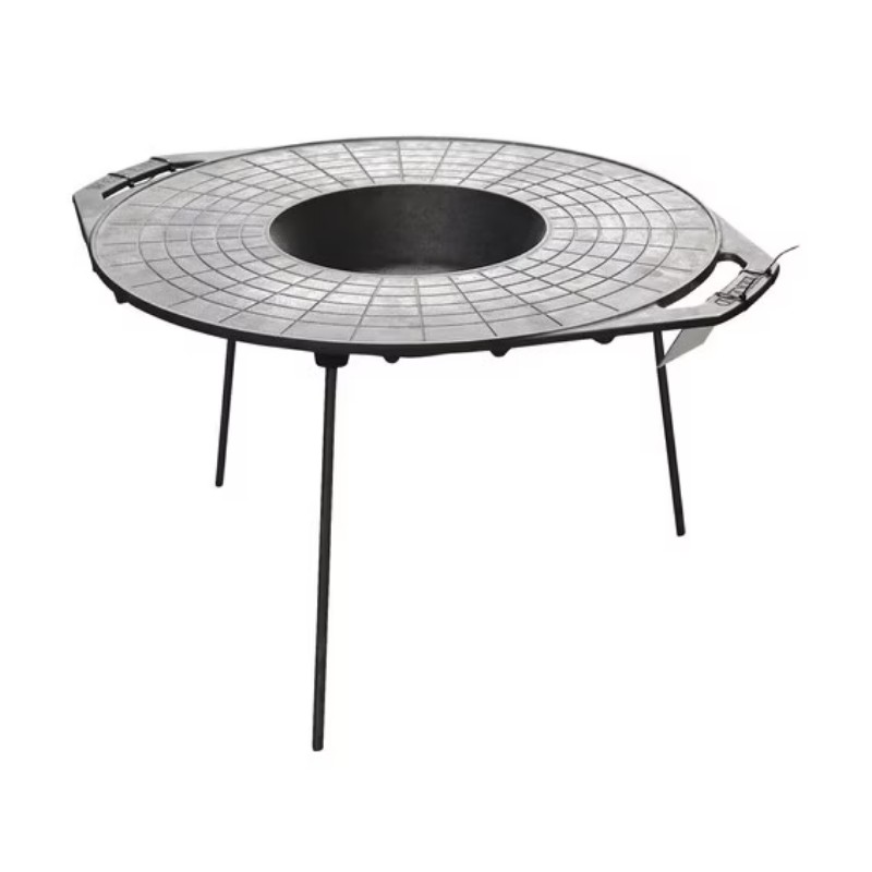 Disc din fonta natur, diametru 50 cm, cu groapa pentru prajire, culoare negru, BRENTON, BRNT05 - 1
