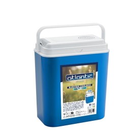 Lada frigorifica termoelectrica cu maner alimentare auto 12V Atlantic 18 litri, albastru cu alb - 1