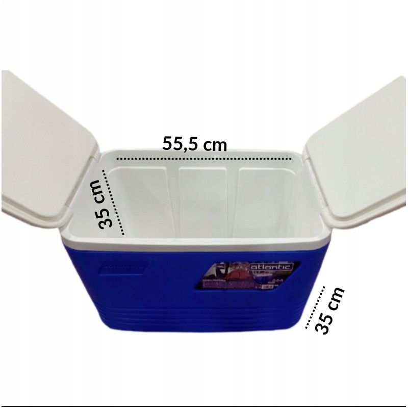 冷凍PL60 ADM60 ADL70 SM60 ML50 Lada Frigorifica Pasiva 60L, Manere - Albastru/Alb