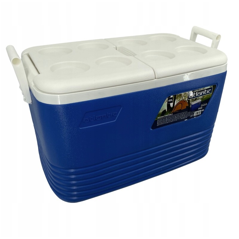 Lada Frigorifica Pasiva 60L, Manere - Albastru/Alb