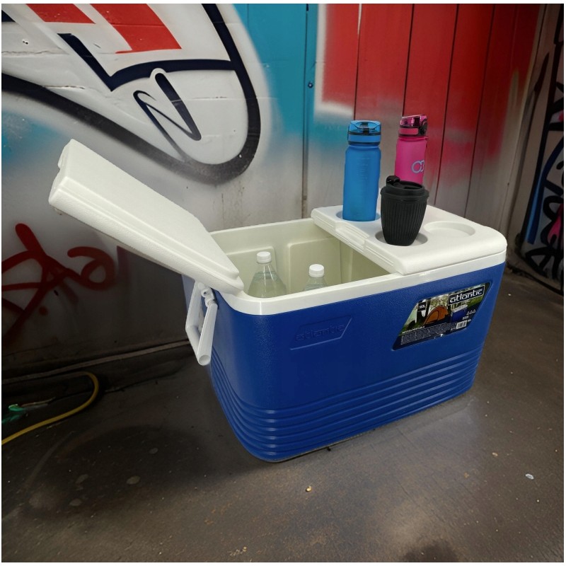 冷凍PL60 ADM60 ADL70 SM60 ML50 Lada Frigorifica Pasiva 60L, Manere - Albastru/Alb
