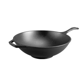 Tigaie Wok din fonta cu manere Chef Collection Lodge 31 cm L-C12W - 1