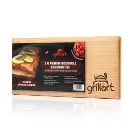 Placa din lemn de cires XL 30x14,5x1 cm pentru gatit la gratar Grillart GA-1003-5 - 2