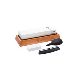 Piatra de ascutit cutite Whetstone cu 2 fete, granulatie 1000/6000 Paudin KW1 - 1