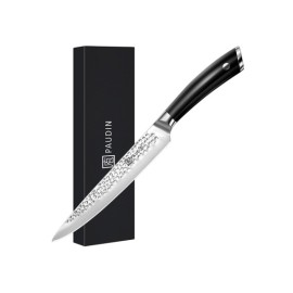 Cutit pentru feliat din otel inoxidabil 20 cm Paudin Hammered Pro H4 - 1