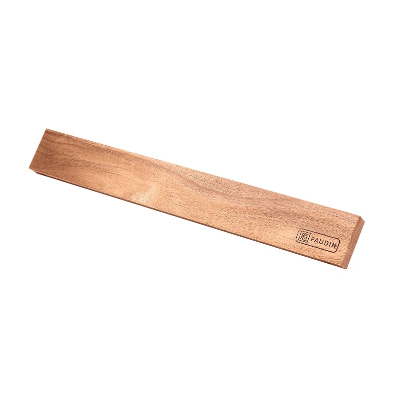 Suport bara magnetica pentru cutite cu aspect de lemn de accacia 46 cm Paudin KB4 - 1 Suport bara magnetica pentru cutite cu aspect de lemn de accacia 46 cm Paudin KB4 - 1