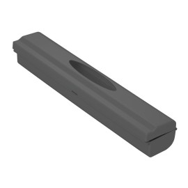 Suport din plastic pentru folie alimentara de aluminiu, negru, 38x7 cm, Wenko Black Outdoor Kitchen 55029100 - 1