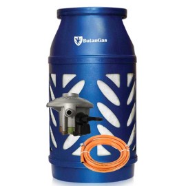 Butelie ButanGas NEO 5,3 Kg 57x30,5 cm fara incarcatura butan include regulator si furtun 80cm - 1