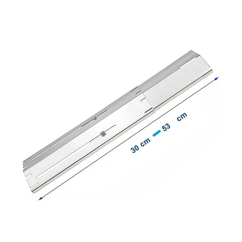Protectie gratar aparatoare flacara universala ajustabila intre 30-53 cm, latime 9,5 cm, Coisien 45629-3 - 1