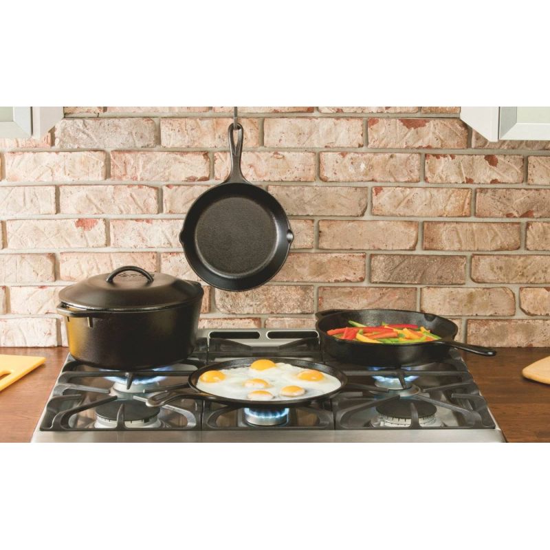 Ceaun din fonta cu capac - cuptor olandez Lodge 33 cm 8,5 litri L-12DO3 - 17