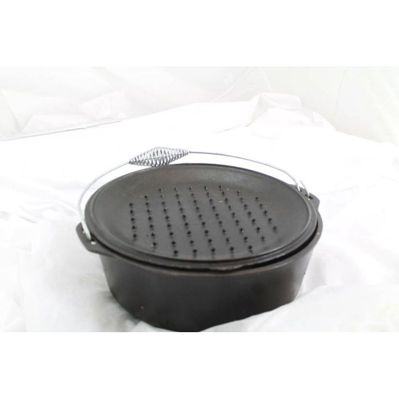 Ceaun din fonta cu capac - cuptor olandez Lodge 33 cm 8,5 litri L-12DO3 - 13