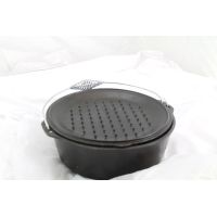 Ceaun din fonta cu capac - cuptor olandez Lodge 33 cm 8,5 litri L-12DO3 - 13
