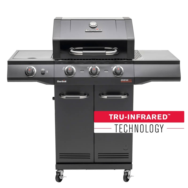 Gratar pe gaz Char-Broil Advantage Core B3 cu 3 arzatoare, grile din fonta, TRU-Infrared 140970 - 1 Gratar pe gaz Char-Broil Advantage Core B3 cu 3 arzatoare, grile din fonta, TRU-Infrared 140970 - 1