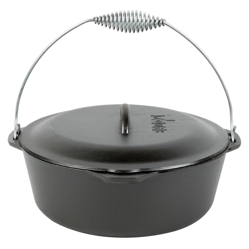 Ceaun din fonta cu capac - cuptor olandez Lodge 33 cm 8,5 litri L-12DO3 - 2