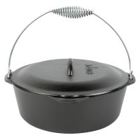 Ceaun din fonta cu capac - cuptor olandez Lodge 33 cm 8,5 litri L-12DO3 - 2