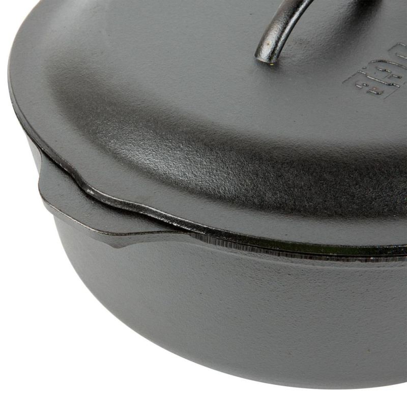 Ceaun din fonta cu capac - cuptor olandez Lodge 33 cm 8,5 litri L-12DO3 - 5