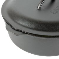 Ceaun din fonta cu capac - cuptor olandez Lodge 33 cm 8,5 litri L-12DO3 - 5