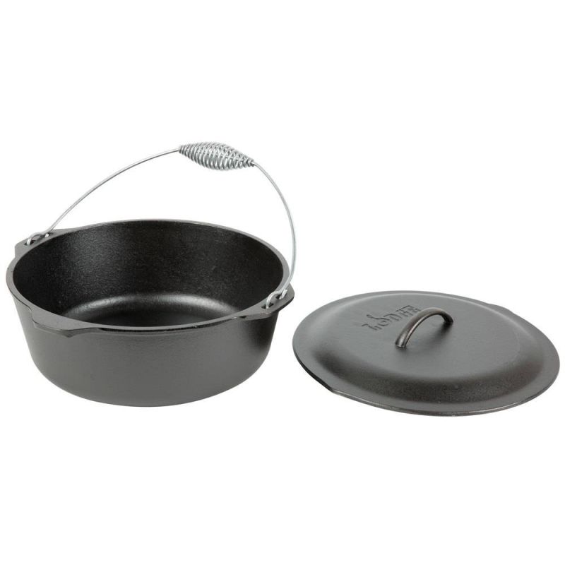 Ceaun din fonta cu capac - cuptor olandez Lodge 33 cm 8,5 litri L-12DO3 - 6