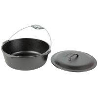 Ceaun din fonta cu capac - cuptor olandez Lodge 33 cm 8,5 litri L-12DO3 - 6
