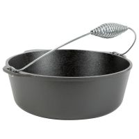 Ceaun din fonta cu capac - cuptor olandez Lodge 33 cm 8,5 litri L-12DO3 - 9