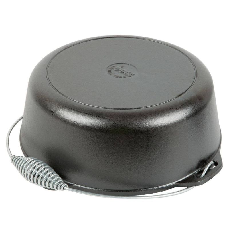Ceaun din fonta cu capac - cuptor olandez Lodge 33 cm 8,5 litri L-12DO3 - 10