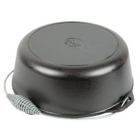 Ceaun din fonta cu capac - cuptor olandez Lodge 33 cm 8,5 litri L-12DO3 - 10