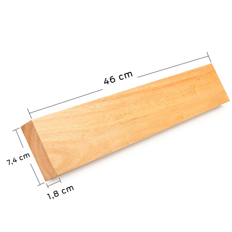 Suport bara magnetica pentru cutite cu aspect de lemn 46 cm Paudin KB1 - 1