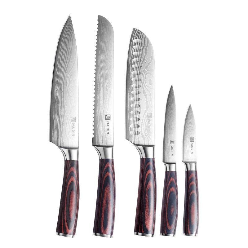 Set 5 cutite de bucatarie din otel inoxidabil Paudin Universal Classic NS5 - 1