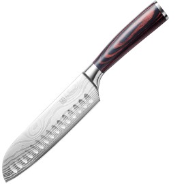 Cutit Santoku din otel inoxidabil 18 cm Paudin Universal N Series N5 - 1