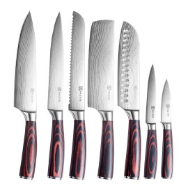 Set 7 cutite de bucatarie din otel inoxidabil Paudin Universal Classic NS7 - 1