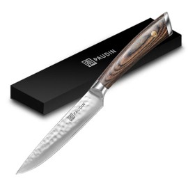 Cutit utilitar din otel inoxidabil 12,5 cm Paudin Hammered Vintage HV4 - 1