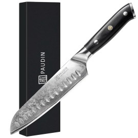 Cutit Santoku din otel inoxidabil 18 cm Paudin Cloud Premium C3 - 1