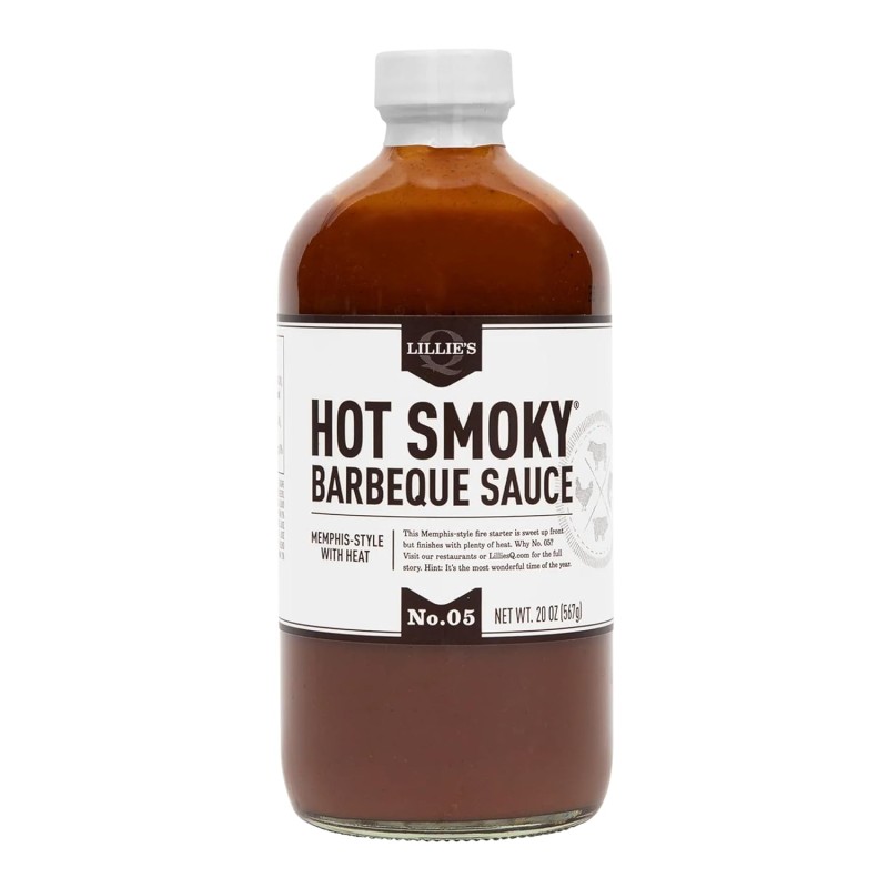 Sos Lillie's Q Hot Smoky Barbecue Sauce 470 ml LQ-5011 - 1