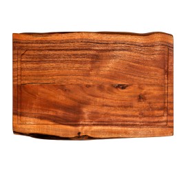 Tocator din lemn natural mediu 45x30x3,5 cm Forged ESCUTBRDNATM - 1