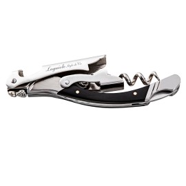 Tirbuson cu maner din lemn Pakka negru Laguiole Style de Vie Luxury Line KURKZWART - 1