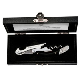 Tirbuson cu maner din lemn Pakka negru Laguiole Style de Vie Luxury Line KURKZWART - 1