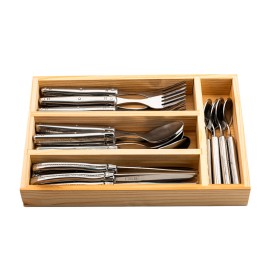 Set 24 tacamuri cu maner din otel inoxidabil 1,8 mm Laguiole Style de Vie Premium Line PRCOUVRVS - 1
