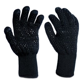 Manusi din bumbac si aramida pentru gratar Grillart Black Edition GA-1002-2 - 1